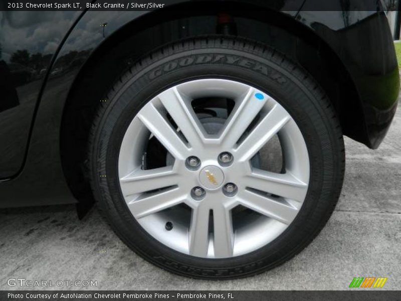 Black Granite / Silver/Silver 2013 Chevrolet Spark LT