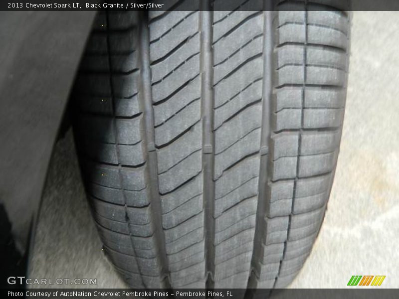 Black Granite / Silver/Silver 2013 Chevrolet Spark LT