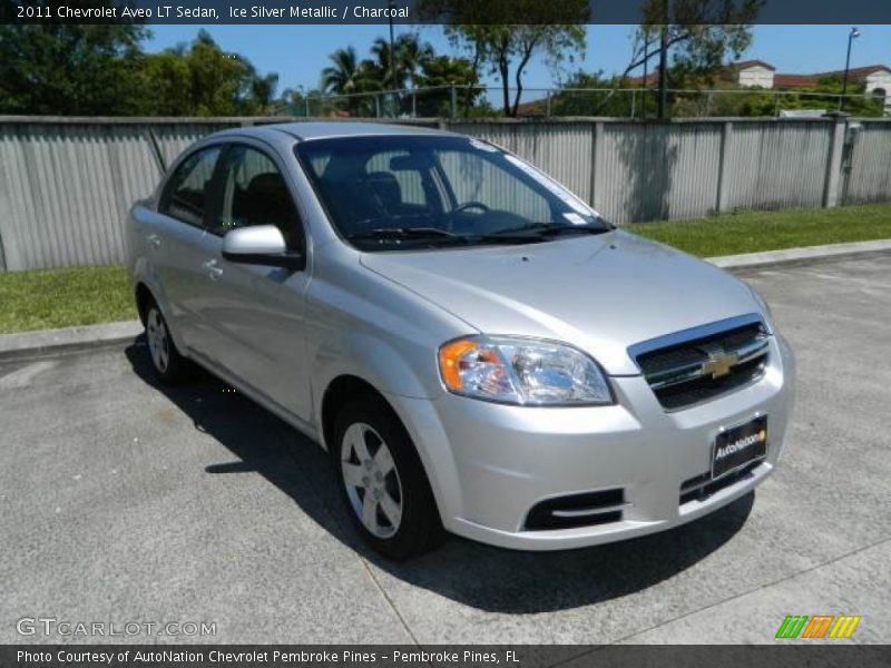 Ice Silver Metallic / Charcoal 2011 Chevrolet Aveo LT Sedan