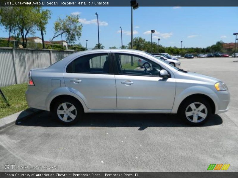 Ice Silver Metallic / Charcoal 2011 Chevrolet Aveo LT Sedan