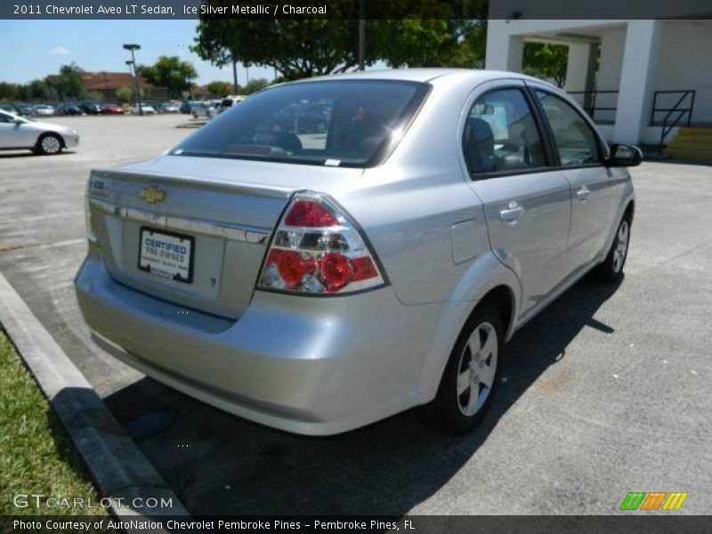 Ice Silver Metallic / Charcoal 2011 Chevrolet Aveo LT Sedan
