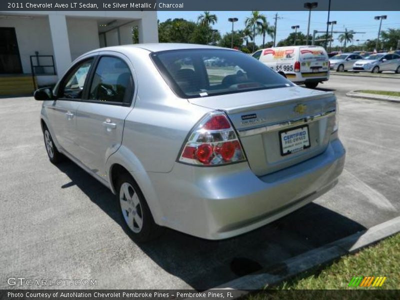 Ice Silver Metallic / Charcoal 2011 Chevrolet Aveo LT Sedan