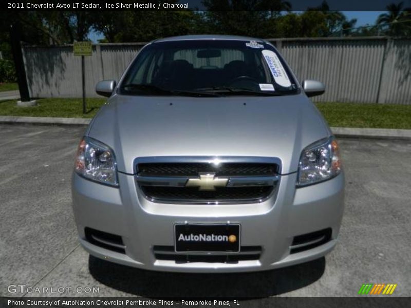 Ice Silver Metallic / Charcoal 2011 Chevrolet Aveo LT Sedan