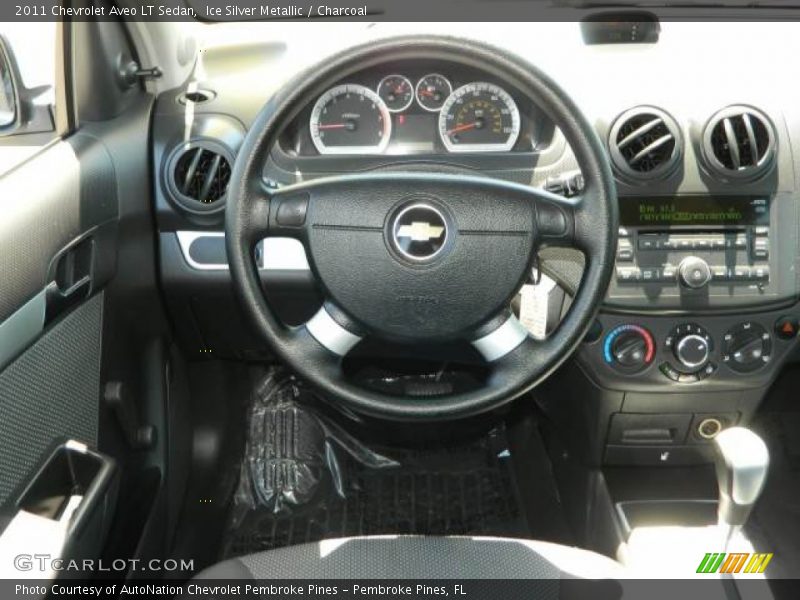 Ice Silver Metallic / Charcoal 2011 Chevrolet Aveo LT Sedan
