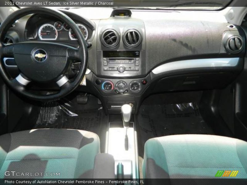 Ice Silver Metallic / Charcoal 2011 Chevrolet Aveo LT Sedan