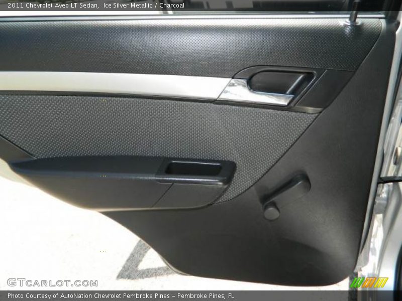 Ice Silver Metallic / Charcoal 2011 Chevrolet Aveo LT Sedan