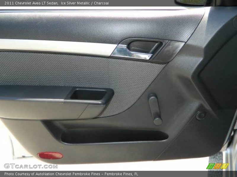 Ice Silver Metallic / Charcoal 2011 Chevrolet Aveo LT Sedan