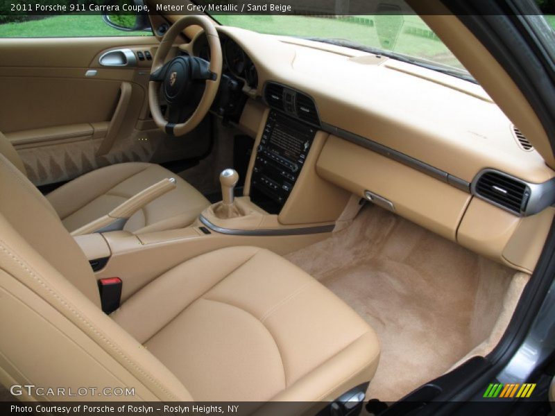  2011 911 Carrera Coupe Sand Beige Interior