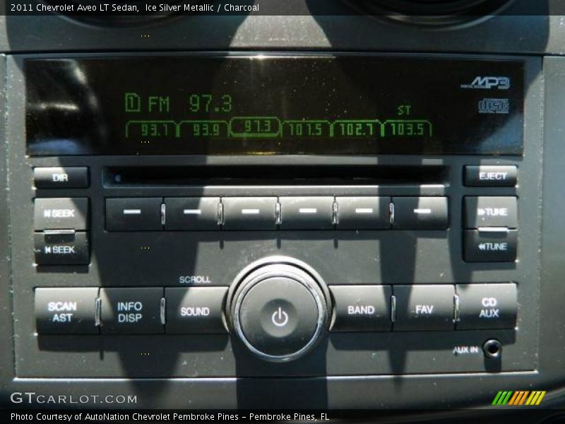 Ice Silver Metallic / Charcoal 2011 Chevrolet Aveo LT Sedan