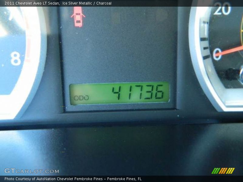 Ice Silver Metallic / Charcoal 2011 Chevrolet Aveo LT Sedan