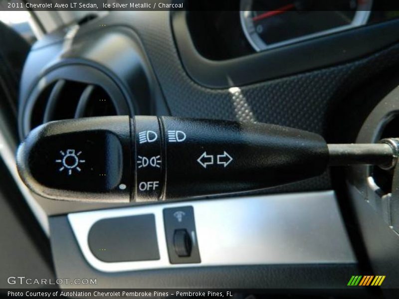 Ice Silver Metallic / Charcoal 2011 Chevrolet Aveo LT Sedan