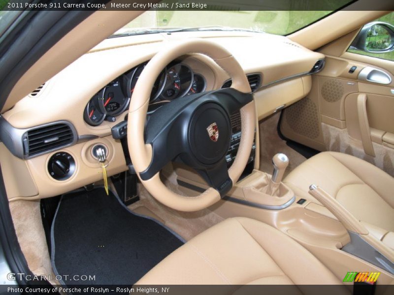 Sand Beige Interior - 2011 911 Carrera Coupe 
