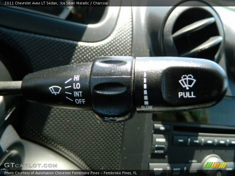 Ice Silver Metallic / Charcoal 2011 Chevrolet Aveo LT Sedan