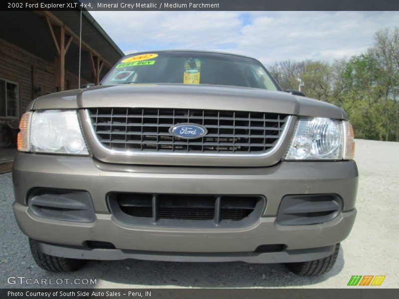 Mineral Grey Metallic / Medium Parchment 2002 Ford Explorer XLT 4x4