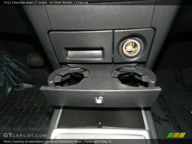 Ice Silver Metallic / Charcoal 2011 Chevrolet Aveo LT Sedan