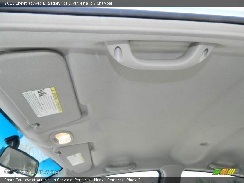 Ice Silver Metallic / Charcoal 2011 Chevrolet Aveo LT Sedan