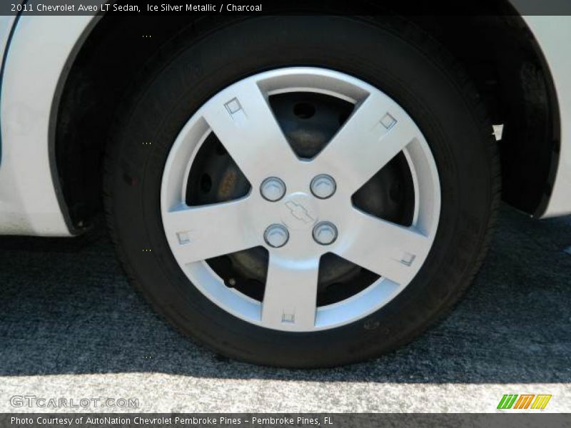 Ice Silver Metallic / Charcoal 2011 Chevrolet Aveo LT Sedan