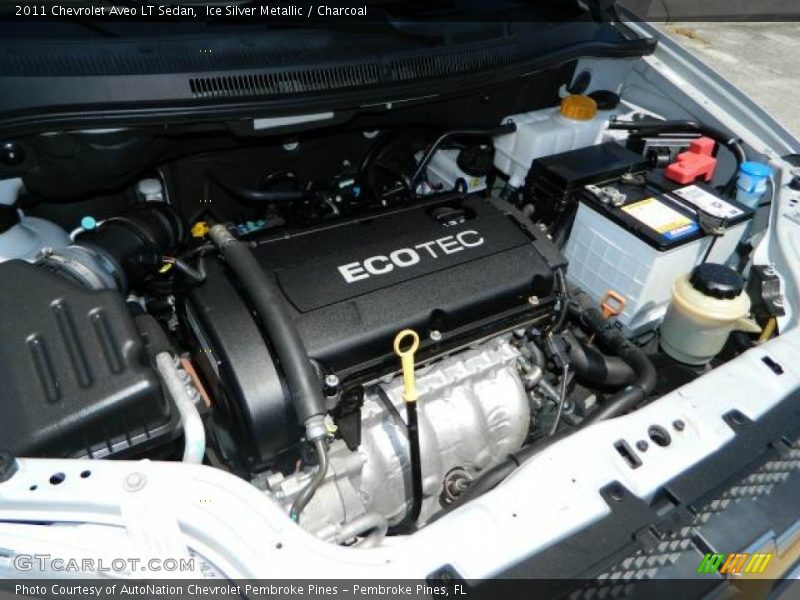 Ice Silver Metallic / Charcoal 2011 Chevrolet Aveo LT Sedan