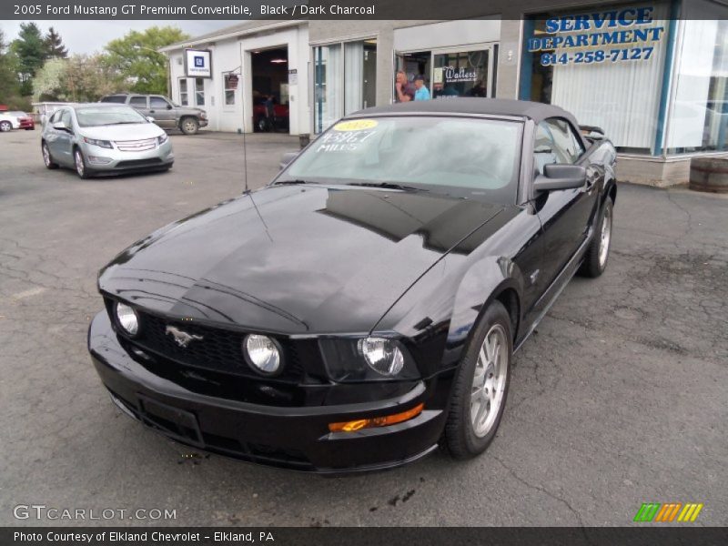 Black / Dark Charcoal 2005 Ford Mustang GT Premium Convertible
