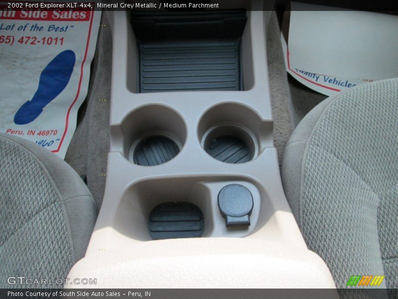 Mineral Grey Metallic / Medium Parchment 2002 Ford Explorer XLT 4x4