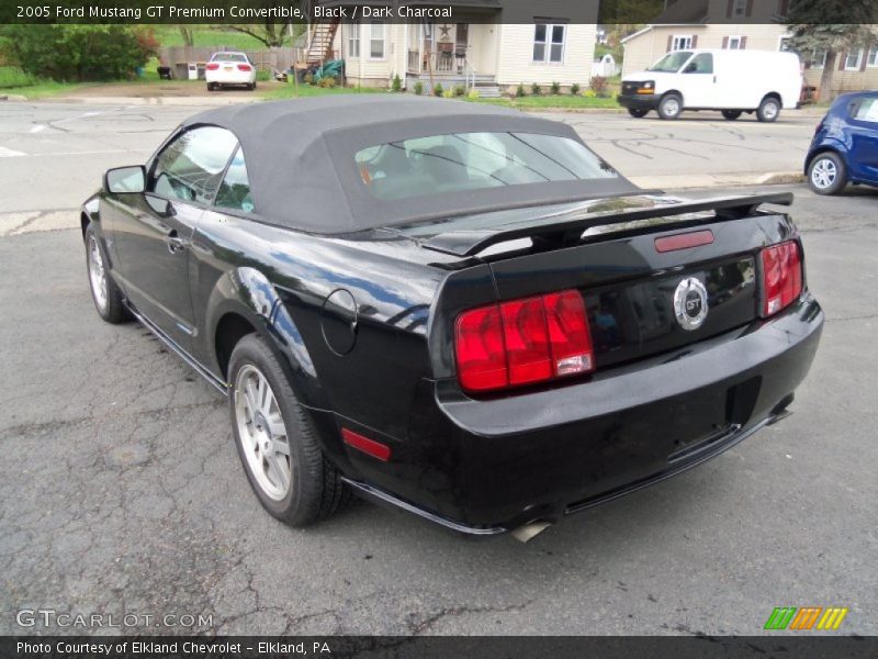 Black / Dark Charcoal 2005 Ford Mustang GT Premium Convertible