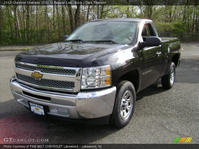 Black / Dark Titanium 2013 Chevrolet Silverado 1500 LS Regular Cab