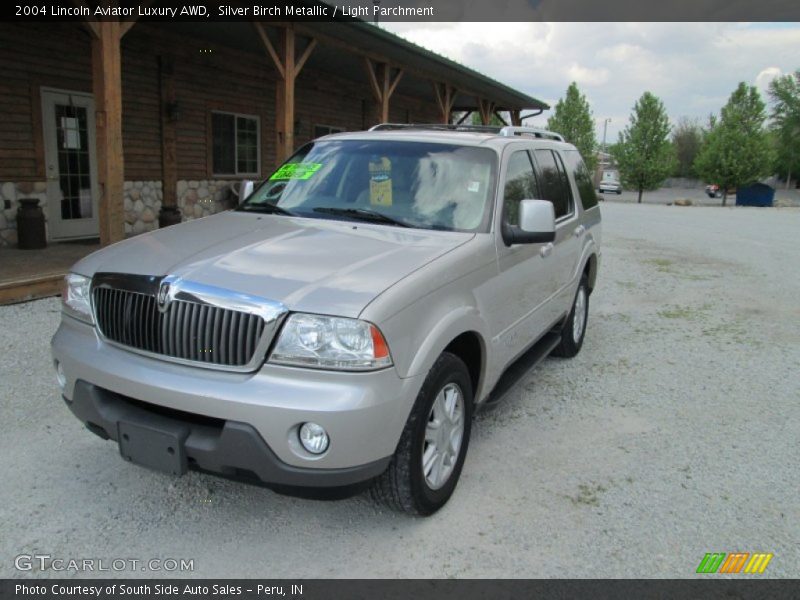 Silver Birch Metallic / Light Parchment 2004 Lincoln Aviator Luxury AWD