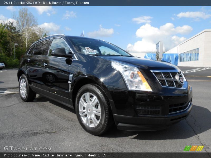 Black Raven / Ebony/Titanium 2011 Cadillac SRX FWD