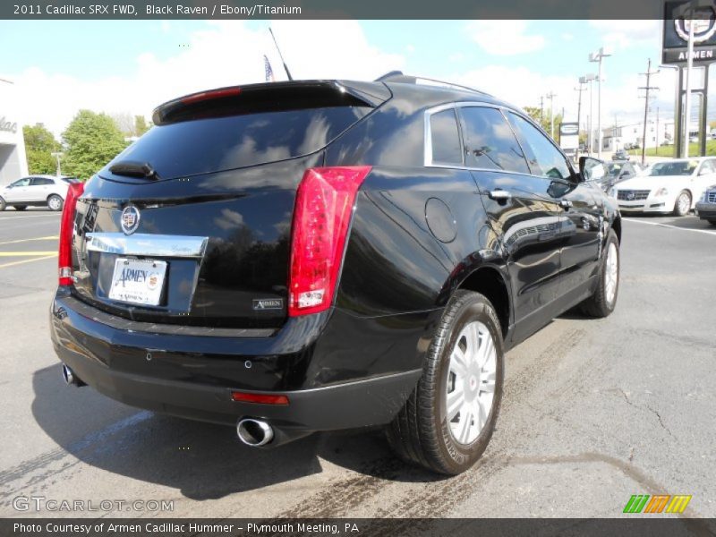 Black Raven / Ebony/Titanium 2011 Cadillac SRX FWD