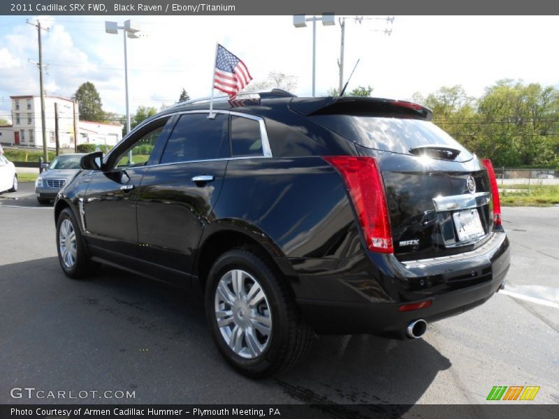 Black Raven / Ebony/Titanium 2011 Cadillac SRX FWD