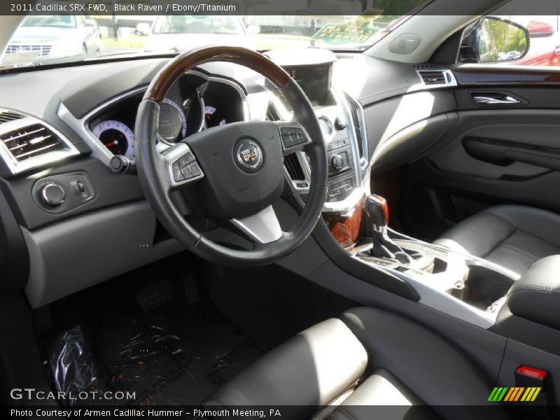 Black Raven / Ebony/Titanium 2011 Cadillac SRX FWD