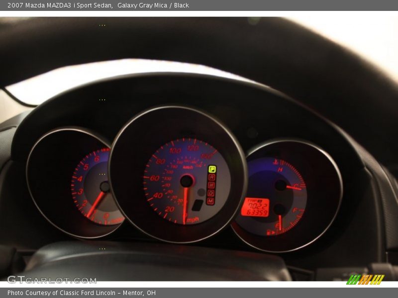 Galaxy Gray Mica / Black 2007 Mazda MAZDA3 i Sport Sedan