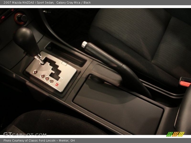 Galaxy Gray Mica / Black 2007 Mazda MAZDA3 i Sport Sedan