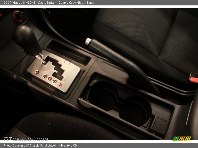 Galaxy Gray Mica / Black 2007 Mazda MAZDA3 i Sport Sedan