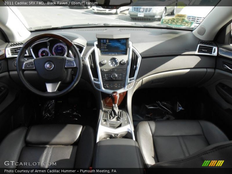 Black Raven / Ebony/Titanium 2011 Cadillac SRX FWD