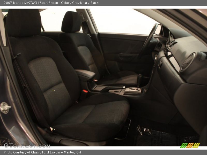Galaxy Gray Mica / Black 2007 Mazda MAZDA3 i Sport Sedan
