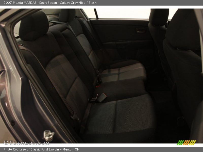 Galaxy Gray Mica / Black 2007 Mazda MAZDA3 i Sport Sedan