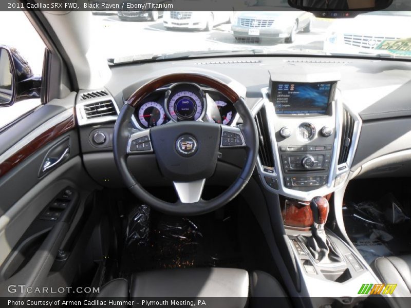 Black Raven / Ebony/Titanium 2011 Cadillac SRX FWD