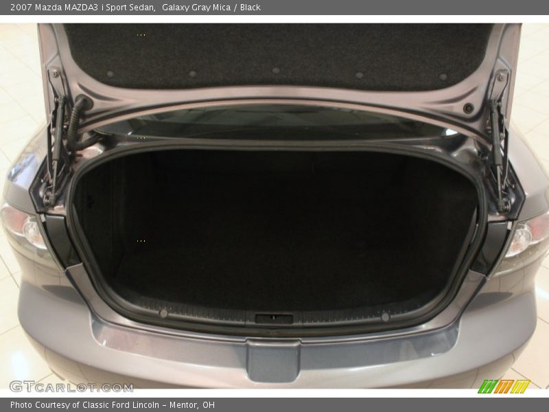 Galaxy Gray Mica / Black 2007 Mazda MAZDA3 i Sport Sedan