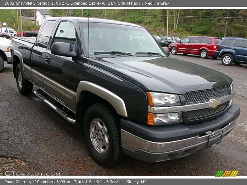 Front 3/4 View of 2003 Silverado 1500 Z71 Extended Cab 4x4