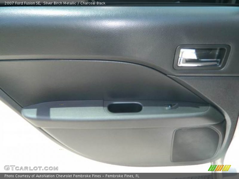 Silver Birch Metallic / Charcoal Black 2007 Ford Fusion SE