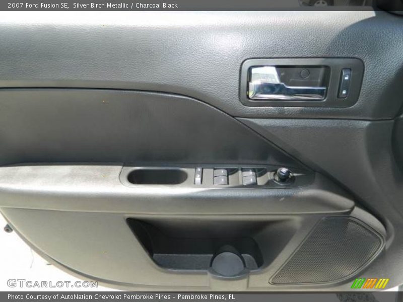 Silver Birch Metallic / Charcoal Black 2007 Ford Fusion SE