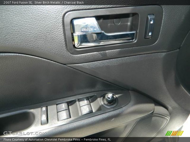 Silver Birch Metallic / Charcoal Black 2007 Ford Fusion SE