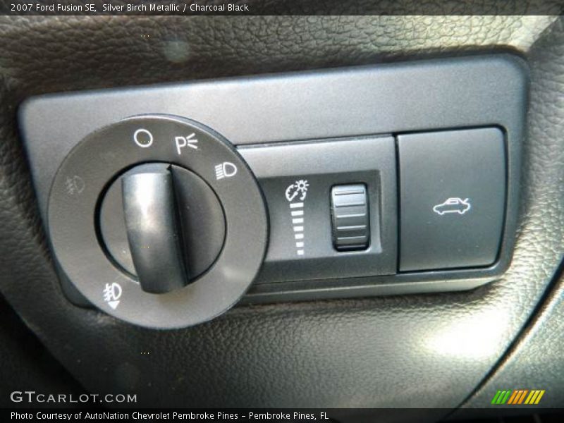 Silver Birch Metallic / Charcoal Black 2007 Ford Fusion SE
