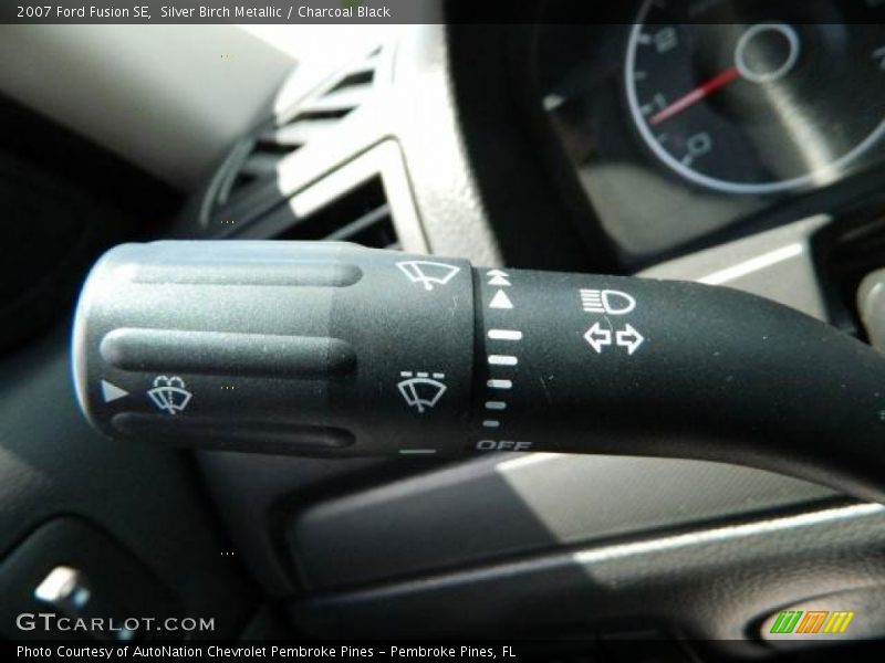 Silver Birch Metallic / Charcoal Black 2007 Ford Fusion SE