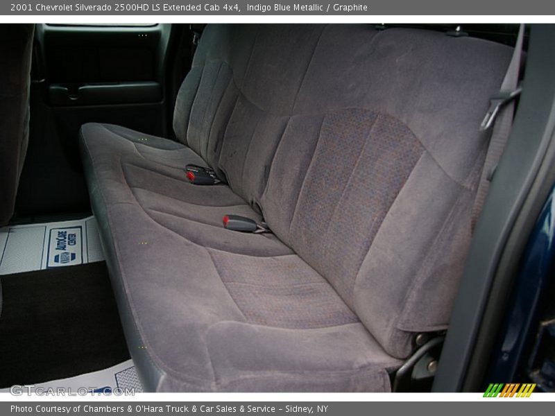 Indigo Blue Metallic / Graphite 2001 Chevrolet Silverado 2500HD LS Extended Cab 4x4