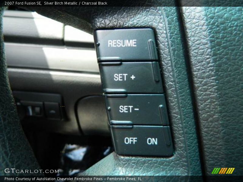 Silver Birch Metallic / Charcoal Black 2007 Ford Fusion SE