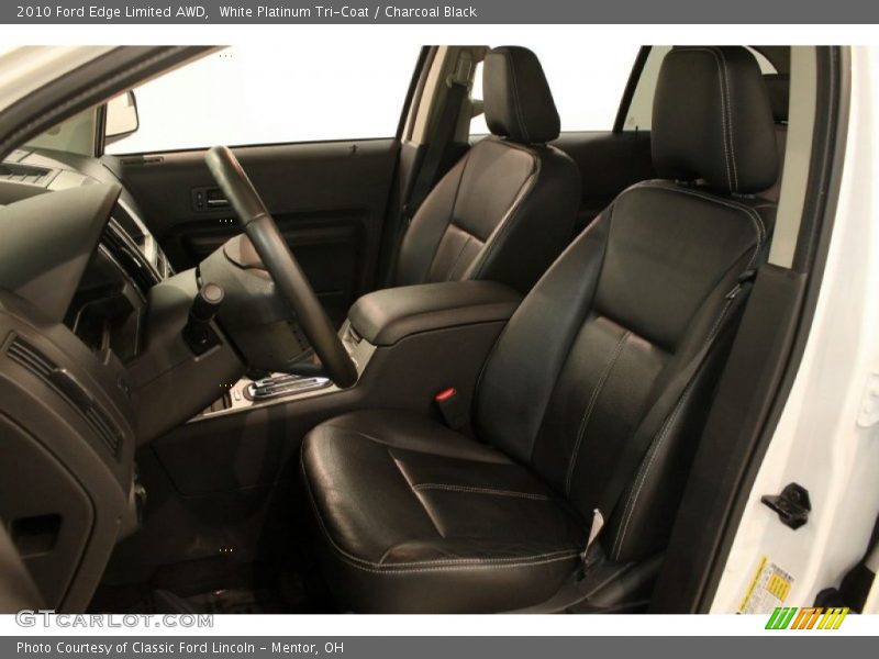 White Platinum Tri-Coat / Charcoal Black 2010 Ford Edge Limited AWD