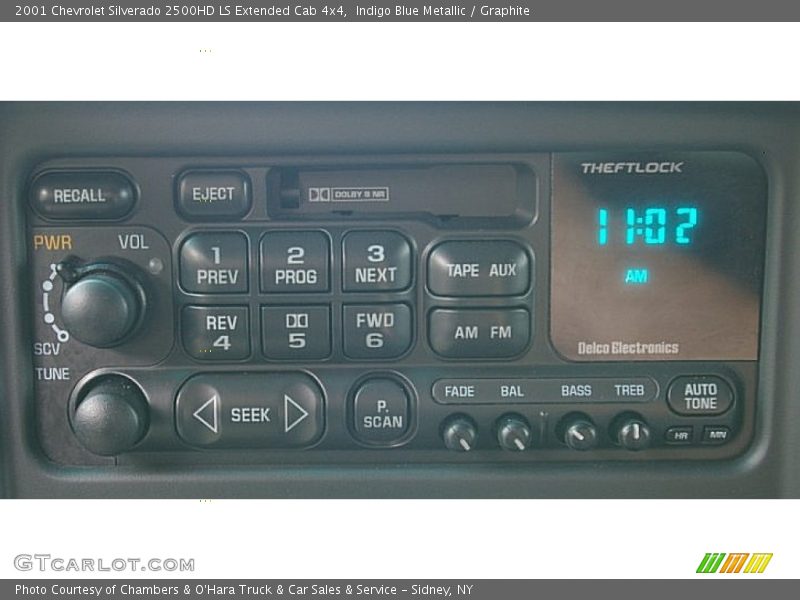 Indigo Blue Metallic / Graphite 2001 Chevrolet Silverado 2500HD LS Extended Cab 4x4