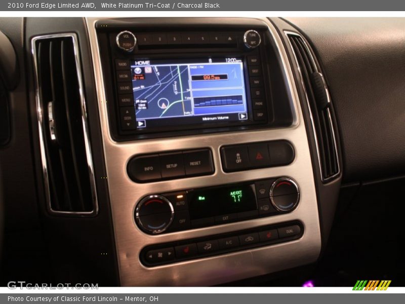 White Platinum Tri-Coat / Charcoal Black 2010 Ford Edge Limited AWD